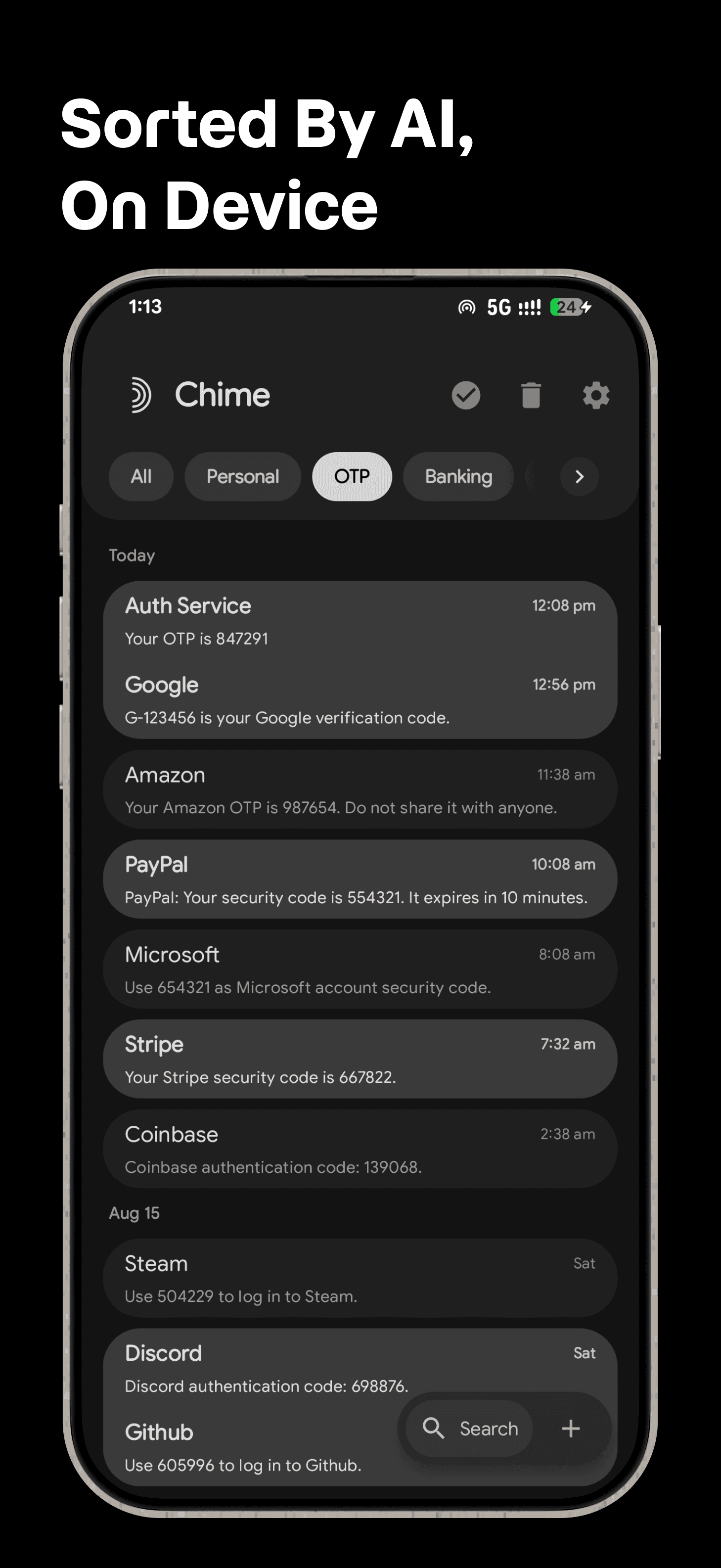 Chime screenshot 2